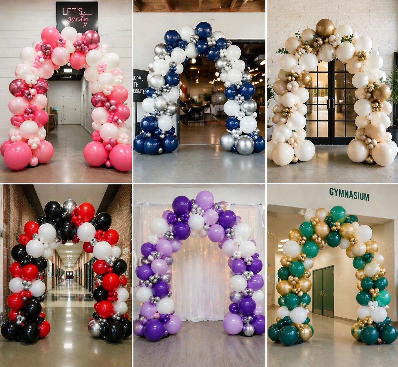 Mini Balloon Arch (8 ft) Rental